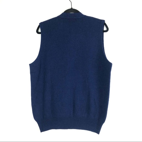 NWT Vintage Lambswool London Fog Sweater Vest - Picture 4 of 6